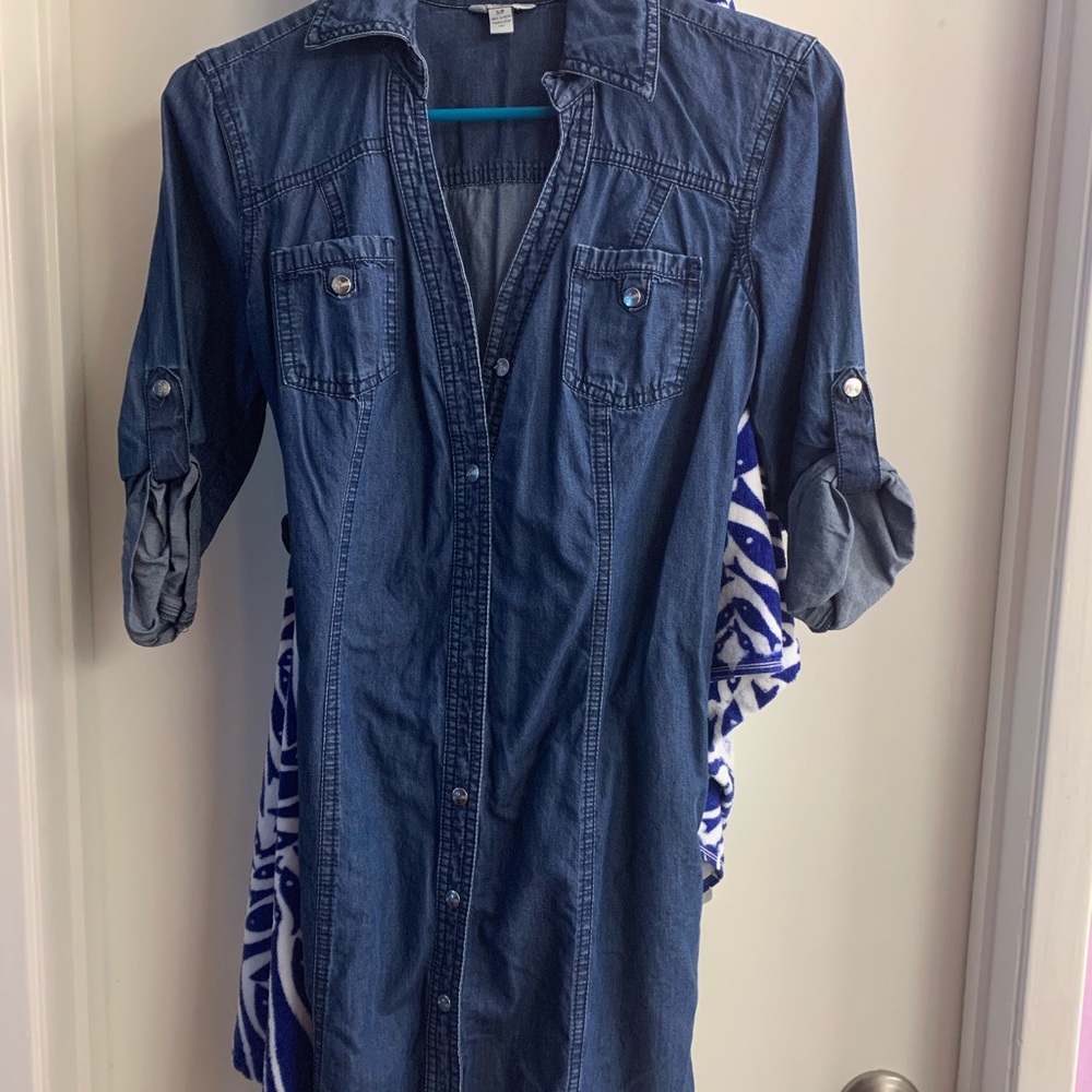 Guess Jean Shirt Dress